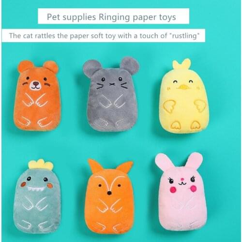 New Cartoon Dog Toys Stuffed Squeaking Pet Toy Cute Plush Puzzle for Dogs Cat Chew Squeaker Squeaky Toy for Pet Supplies