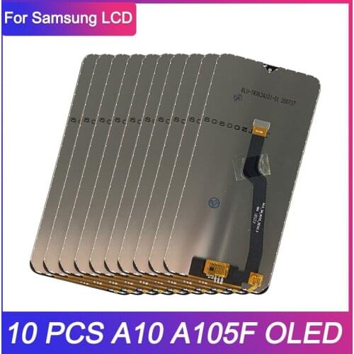Wholesale 10 Piece For Samsung Galaxy A10 LCD Display Touch Screen Digitizer Assembly 2019 A105 A105F SM-A105F Replacement Parts