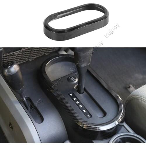 ABS Car Gear Shift Panle Cover Guard Protect Decor for Jeep Wrangler JK 2007-2010 Car Styling Accessories