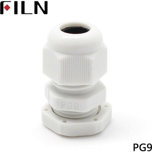 PG9 M16X1.5 High quality series waterproof cable gland standard size nylon cable gland