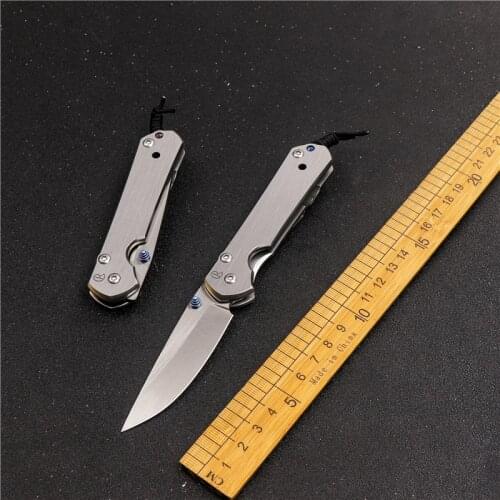 Chris Reeve outdoor folding knife camping portable mini pocket fruit knife 5CR15 sharp tactical hunting knife EDC tool gift