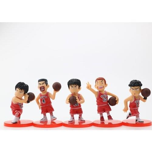Slam Dunk Action Figure Akagi Takenori Mitsui Hisashi Toy Doll Gift for Kids 5pcs