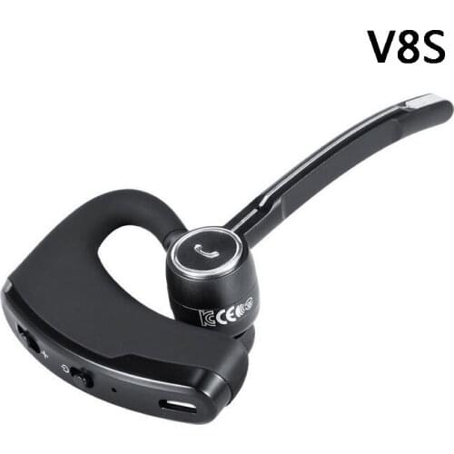 V8S Business Bluetooth Headset Wireless Earphone Car Bluetooth Hands-free Microphone Chips Stereo Music Headset noise canceling