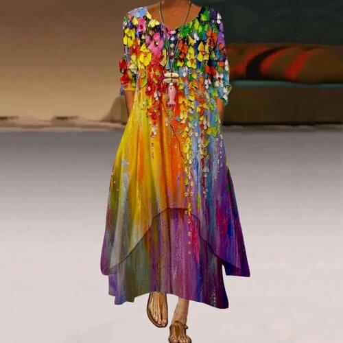 Summer Autumn Long Dress 2021 Elegant Robe Dress Party Long Sleeves Dresses Women Casual Sundress Vintage Maxi Dresses For Women