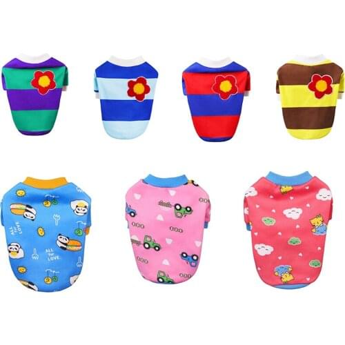 Winter Warm Pet Dog T-shirt Clothes Soft Pullover Dog Shirt Sweatshirt Clothing for Small Medium Dogs Pet Chihuahua Pug Outfits