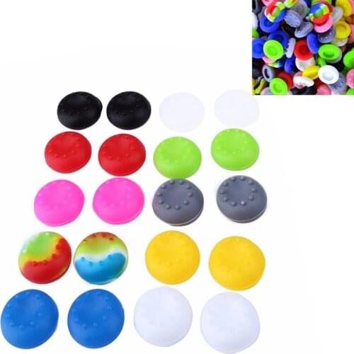 100pcs For Sony PS4 For PS2 3 Thumb Stick Cap For Xbox one 360 Silicone Controller Analog Grip Thumb Sticker Cover