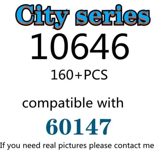160PCS 10646 Building Block Toy City Series 60147 Assembled Building Block Childrens Toy Gifts