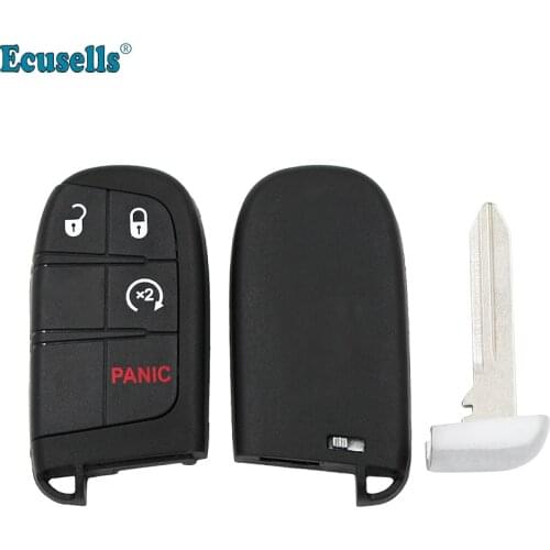 3+1/4 buttons Remote Key Shell For Chrysler 300 for Jeep Grand Cherokee for DODGE JOURNEY Dart Charger with small key
