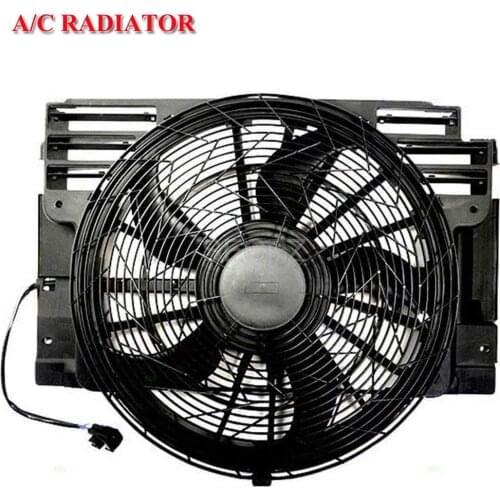 A/C Radiator Condenser Cooling Fan for BMW X5 E53 Off-road Vehicle 4.8N 62 265 (360) Petrol 2004-2006 64546921381 64546921940