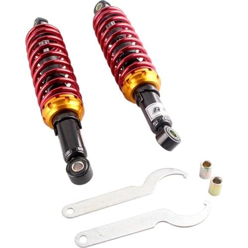 Red 320mm Air Shock Absorbers For Suzuki GS 125 Honda Yamaha 110cc 125cc 150cc