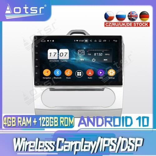 Android 10 PX6 128G For Ford FOCUS 2007 - 2011 Car CD DVD GPS Navigation Auto Radio Stereo Video Multimedia Player HeadUnit 2din