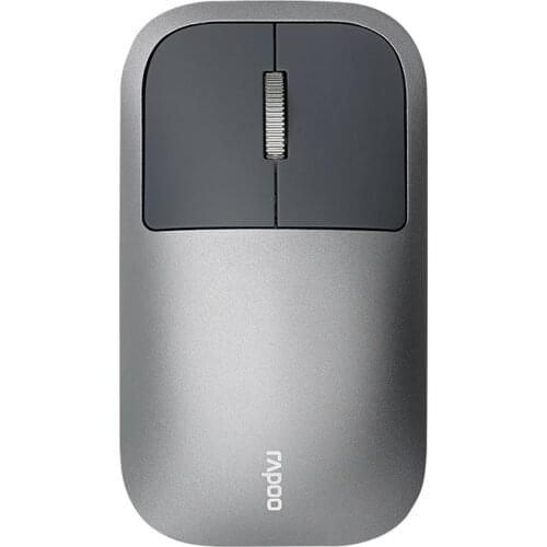 Rapoo M700 Metal Cover Multi-Mode Silent Wireless Mouse with 1300DPI Bluetooth 3.0/5.0 RF 2.4GHz for Three Devices Connection
