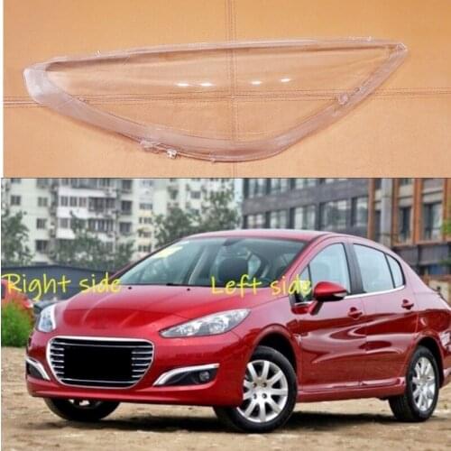 For Peugeot 308 2012 2013 2014 2015 Car Headlight cover Headlamp Lens Auto Shell Cover