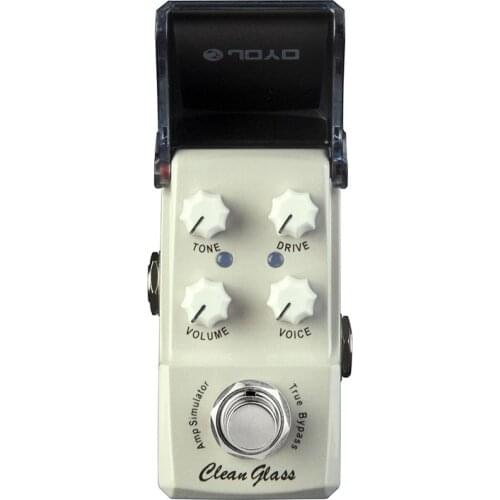 JOYO JF-307 Clean Glass Guitar Effect Pedal Processor Amp Simulator Mini Electric Guitar Pedal Classic Vintage Amps True Bypass