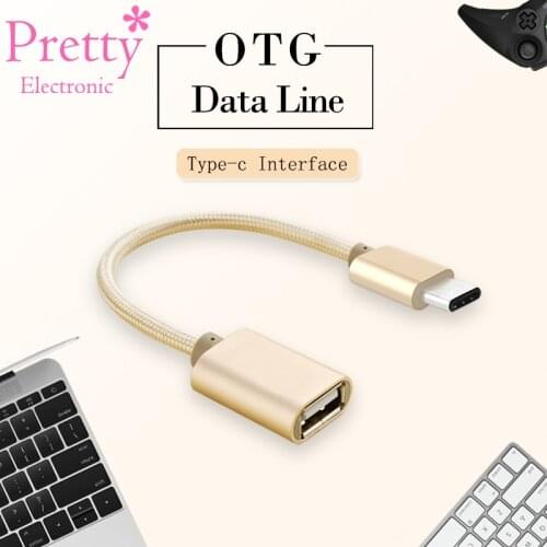 Type-c OTG Cable USB Female to Type C Male Adapter For Macbook Samsung S8 Plus Note 8 otg Cable For Nexus 5X 6P Xiaomi 5
