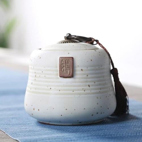 Copper Buckle Coarse Pottery And Purple Sand Tea Can Tea Pot Ceramic Jars Various Styles Of Optional Ceramic Jars Porcelain Box