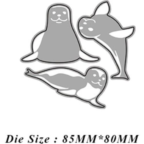 Metal Cutting Dies for 2021 New Scrapbooking Three Seals Frame Edge No Stamps Crafts Background Cutter Paper Cardmaking Stencil