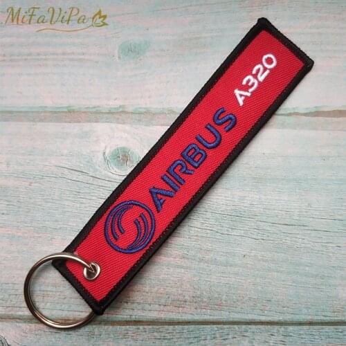 MiFaViPa 1 PC AIRBUS A320 Keychain Fashion Trinket Flight Crew Pilot Gift Aviation Aircraft Key Chain Plane Sleutelhanger