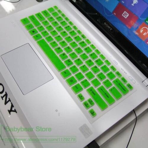 New Silicone keyboard cover Protector for Sony SVF14 Fit14 F14 Series SVF14321CLW SVF14325CLW SVF14413CLW