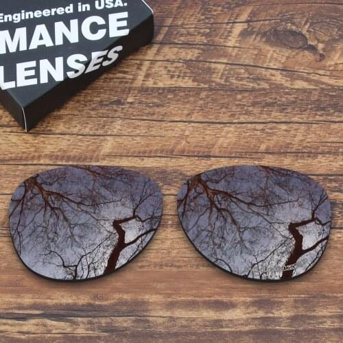 ToughAsNails Resist Seawater Corrosion Polarized Replacement Lenses for Oakley Elmont M Sunglasses Brown