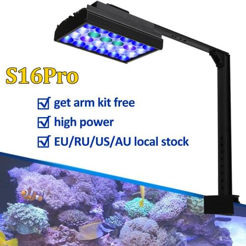 PopBloom Led Marine Aquarium Light Led Lamp for Aquarium Led Lighting Aquarium Reef Coral Salt Water Remote Control Shannon16Pro