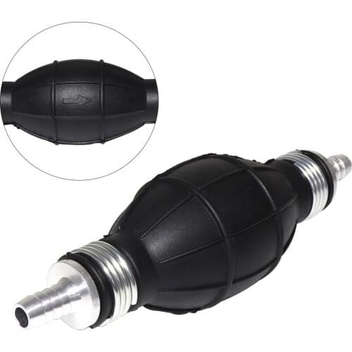 Rubber Aluminum 8mm Fuel Pump Line Hand Primer Bulb Fuels Gas Petrol Gasoline for Auto Car Boat Marine Outboard