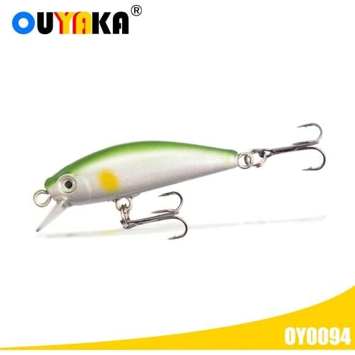 Fishing Tackle Lure Minnow Isca Artificial Sinking Weights 3g 45mm Baits Pesca Trolling For Pike Fish Articulos Leurre Esfishing