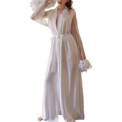 Sanwood Women's Robes With Lace