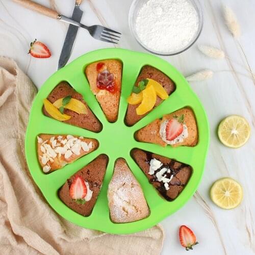 Silicone Bakeware Molds Cake Pan Silicone Cake Mold Pudding Triangle Cakes Mould Muffin Baking Tools Fondant Cake Molds