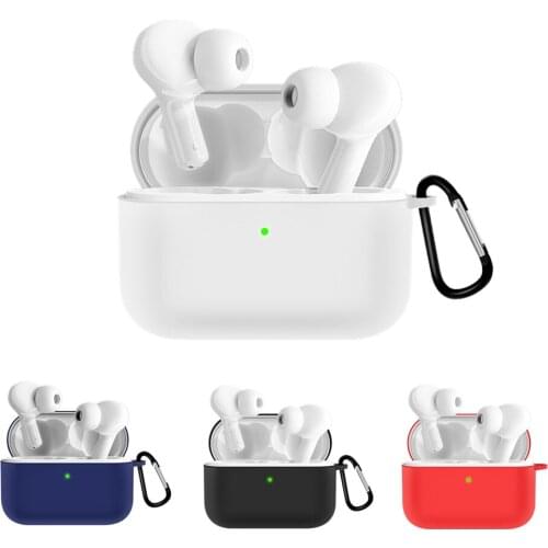 Silicone Earphone Case For Huawei Honor Earbuds X1 TWS Bluetooth Headphone Cover Protective Shell With Hook For EarbudsX1