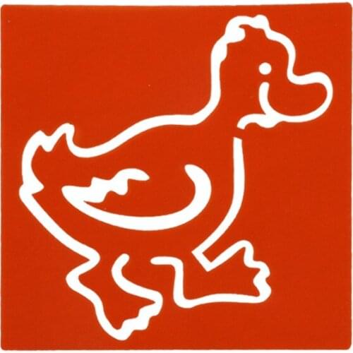 Cute duck pvc Layering Stencils for DIY Scrapbooking/photo album Decorative Embossing DIY Paper Cards Crafts