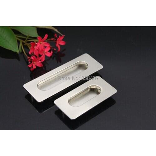 Zinc Alloy Hidden Cabinet Handles Modern Furniture Handles Bedroom Cabinet Handles