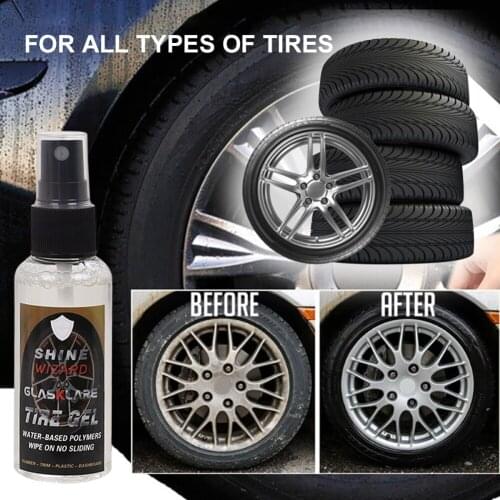 GLASKLARE Car Tires All Wheel Cleaner Car Bicycle Motorcycle Universal Wheel Self-Cleaning Detergent Assessoires Rims Cleaning