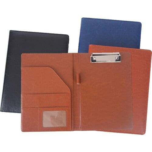 A5 Document Bag File Folder Clip Board Business Office Financial School Supplies Faux Leather Made Super Promotion on Now