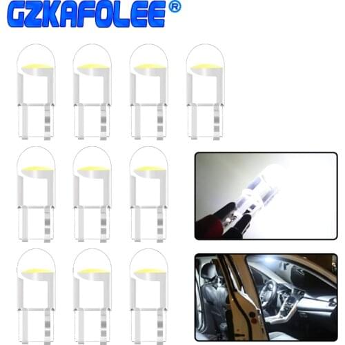 10PCS t10 led lights Interior Map Dome Light Parking Light Auto Signal Lamp led 194 168 W5W T10 Lamp CANBUS No error W5W T10 led
