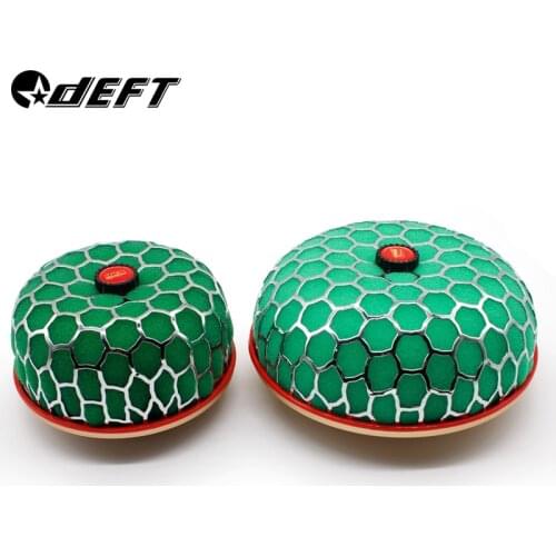 Green Sponge Air Filter 60mm 80mm 100mm Universal Mushroom Head Shape High Flow Car Sponge Air Filter Accessories Parts