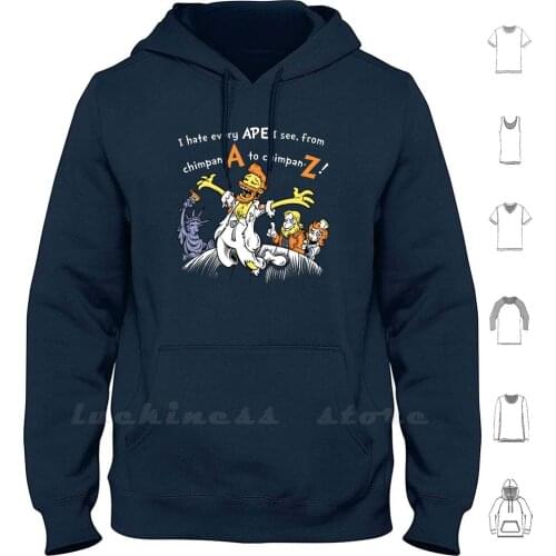 I Hate Every Ape I See Hoodies Long Sleeve Troy Mcclure Planet Apes Suess Musical Film