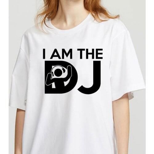 Womens T-shirt Creative letters Print T-shirt Ladies Casual Harajuku Graphic T-shirt Short Sleeve black and white Tshirt