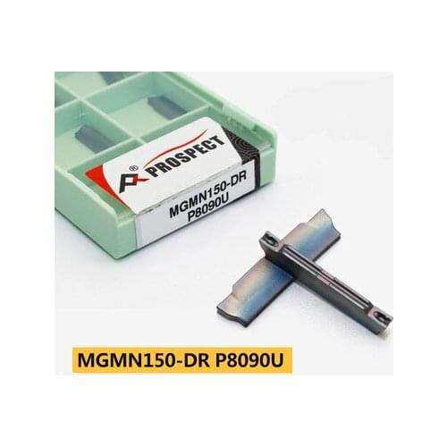 10pcs MGMN150-DR/MGMN200-DR P8090U high hardness inserts, to cut hardened steel HRC40-60, Nano-nitride PVD coating, best quality
