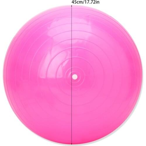45cm Size Fitness Exercise Training Balance Yoga Class GYM Ball Core Gymball PVC 62KF
