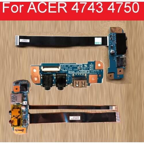 For Acer Aspire 4743 4750 4743G 4750G USB Audio Board with Flex Cable 10768-1M 48.4IQ04.01M 48.4IQ04.02M 50.4IT02.011