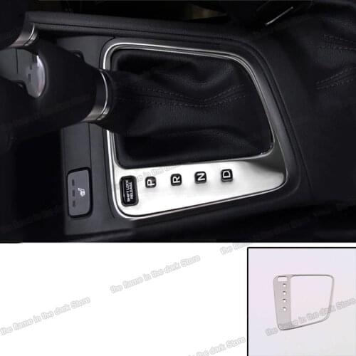 Lsrtw2017 Stainless Steel Car Center Console Gear Panel Trims for Hyundai Solaris Verna Accent 2017 2018 2019 2020 Accessories