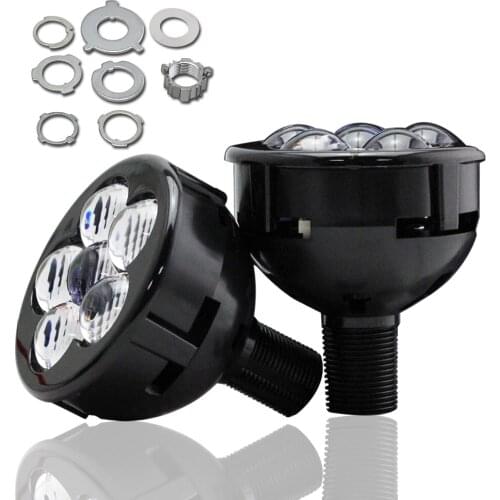 BEDEHON 2PCS Auto Motorcycle DRL Auxiliary Lighting Bulb Light Car LED 12V Fog Tail Lamp Reverse DRL Daytime Running Lamp