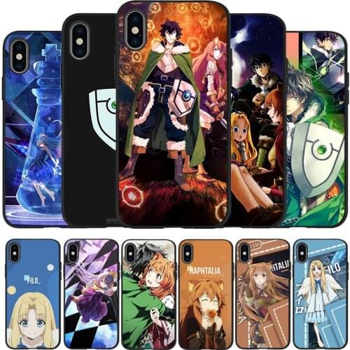 Tate No Yuusha No Nariagari Black TPU Silicone Soft Phone Case For iPhone 11 12 Pro X XR XS MAX 5 6 7 8 Plus SE 2020