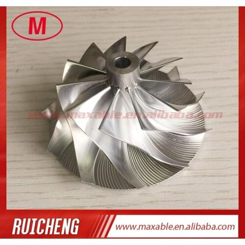 CT26 48.30/64.89mm 11+0 blades Turbo Billet/aluminum 2618/milling compressor wheel