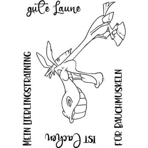 German Words Transparent Clear Silicone Stamp/Seal for DIY scrapbooking/photo album Decorative clear stamp ST1000