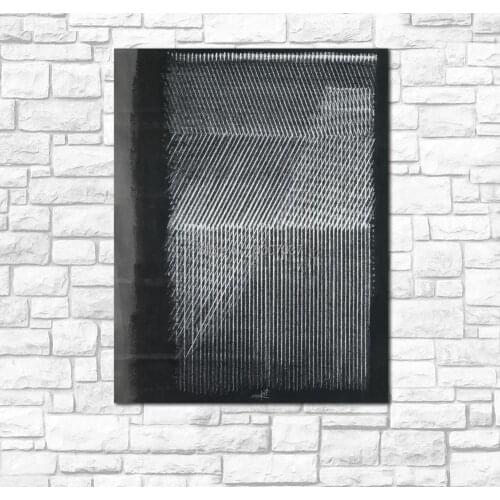 HEINZ MACK WeiBes Lichtgitter Konter Schraffur Painting Living Room Home Decoration Oil Painting on Canvas Wall Art no frame