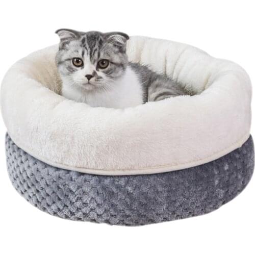 Dog Bed house Super Soft Pet cat Kennel Deep Sleep Dog House Velvet Mats Sofa For small Dog Basket Cat Bed legowisko dla kota