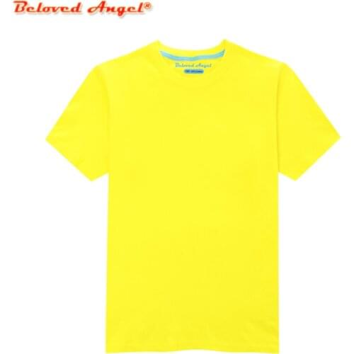 Toddler Child Summer Short Sleeve T-Shirt Kids Cotton Black Blue Yellow Red T Shirts For Baby Boy TShirt Girl Tops Tee 3-15 Year