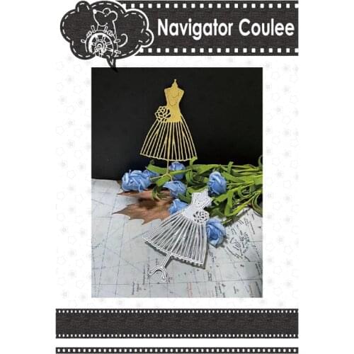 Metal cutting mold skirt flowers scrapbook stamping clear stamp decoration creative embossing DIY craft new arrival in 2021